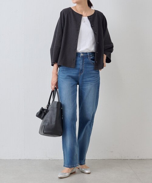 BEARDSLEY（ビアズリー）の「スラブコットンタンクトップ（タンクトップ・レディース・ホワイト/グレー・FREE）」の13枚目の写真