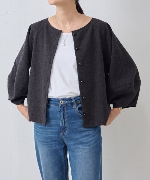 BEARDSLEY（ビアズリー）の「スラブコットンタンクトップ（タンクトップ・レディース・ホワイト/グレー・FREE）」の14枚目の写真