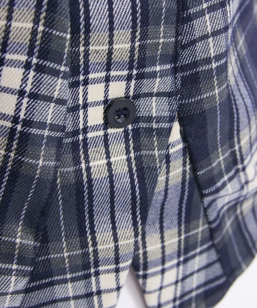 clear（クリア）の「チェック柄オフショル半袖ブラウス［大人 カジュアル］≪SS新作≫（シャツ/ブラウス・レディース・レッド/ネイビー/ブラウン・F）」の13枚目の写真