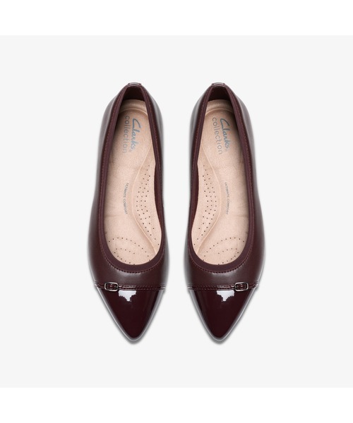 Clarks(クラークス)の「Natalyn Dusk / ナタリンダスク(メルローレザー)(パンプス・レディース・ワインレッド・UK6/UK5.5/UK5/UK4.5/UK4/UK3.5/UK3)」の6枚目の写真