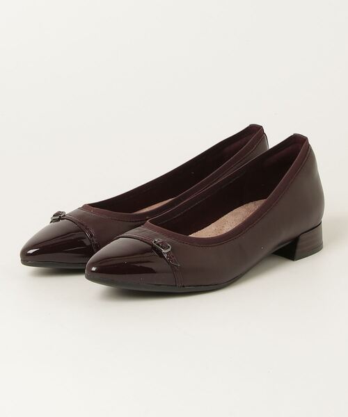 Clarks(クラークス)の「Natalyn Dusk / ナタリンダスク(メルローレザー)(パンプス・レディース・ワインレッド・UK6/UK5.5/UK5/UK4.5/UK4/UK3.5/UK3)」の11枚目の写真