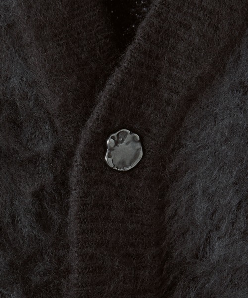 VELNUS(ベルナス)の「【VELNUS】Abstract Loose Shaggy Design Cardigan/アブストラクトルーズシャギーデザインカーディガン(カーディガン/ボレロ・メンズ・チャコールグレー/レッド/ブルー・L/M/S)」の5枚目の写真