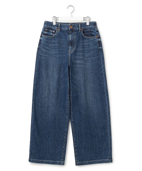 23区 L(ニジュウサンクオオキイサイズ)の「【Lサイズ限定】23区DENIM ストレッチ ワイド パンツ(デニムパンツ・レディース・ダルブルー系/ネイビー系/グレー系・44/46/48/50)」の17枚目の写真