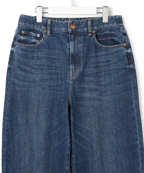 23区 L(ニジュウサンクオオキイサイズ)の「【Lサイズ限定】23区DENIM ストレッチ ワイド パンツ(デニムパンツ・レディース・ダルブルー系/ネイビー系/グレー系・44/46/48/50)」の18枚目の写真