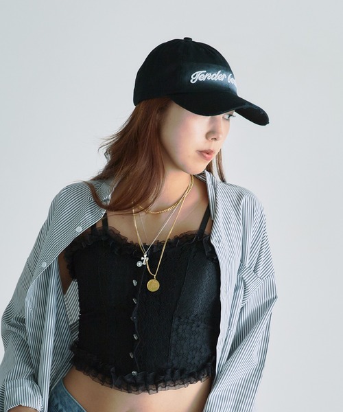 BLANK　（ブランク）の「Gender Beauty Embroidered Cap / ジェンダービューティー刺繍キャップ（キャップ・レディース・ブラック/グリーン系カモフラージュ/ホワイト/カモフラージュ・FREE）」の11枚目の写真