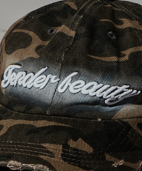 BLANK　（ブランク）の「Gender Beauty Embroidered Cap / ジェンダービューティー刺繍キャップ（キャップ・レディース・ブラック/グリーン系カモフラージュ/ホワイト/カモフラージュ・FREE）」の15枚目の写真