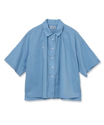 「LA MARINE FRANCAISE」 半袖ブラウス ONE SIZE ブラック レディース マリンフランセーズ LA MARINE FRANCAISE シャツ ブラウス 七分