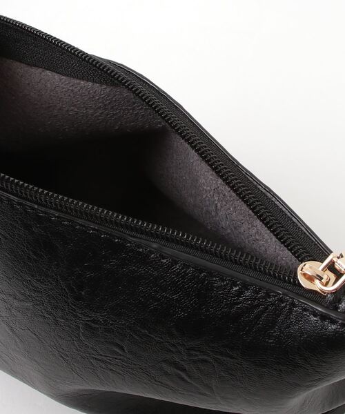 Libra Cue（リブラ キュー）の「ワンハンドルオーバルトート(ポーチ付き)（ショルダーバッグ・レディース・アイボリー/ブラック/ブラウン・FREE）」の12枚目の写真