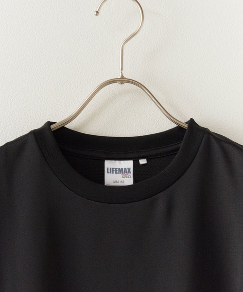 LIFEMAX(ライフマックス)の「LIFEMAX/ライフマックス 4.6オンス Tシャツ 冷感半袖無地Tシャツ メンズ 秋物 秋服 2026年秋冬(Tシャツ/カットソー・メンズ・ネイビー/ホワイト/ブラック・XS/S/M/L/XL)」の4枚目の写真