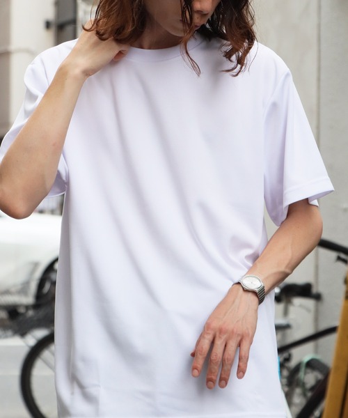 LIFEMAX(ライフマックス)の「LIFEMAX/ライフマックス 4.6オンス Tシャツ 冷感半袖無地Tシャツ メンズ 秋物 秋服 2026年秋冬(Tシャツ/カットソー・メンズ・ネイビー/ホワイト/ブラック・XS/S/M/L/XL)」の13枚目の写真