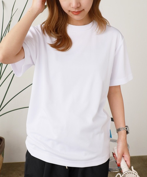 LIFEMAX(ライフマックス)の「LIFEMAX/ライフマックス 4.6オンス Tシャツ 冷感半袖無地Tシャツ メンズ 秋物 秋服 2026年秋冬(Tシャツ/カットソー・メンズ・ネイビー/ホワイト/ブラック・XS/S/M/L/XL)」の10枚目の写真