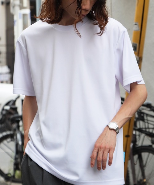 LIFEMAX(ライフマックス)の「LIFEMAX/ライフマックス 4.6オンス Tシャツ 冷感半袖無地Tシャツ メンズ 秋物 秋服 2026年秋冬(Tシャツ/カットソー・メンズ・ネイビー/ホワイト/ブラック・XS/S/M/L/XL)」の12枚目の写真