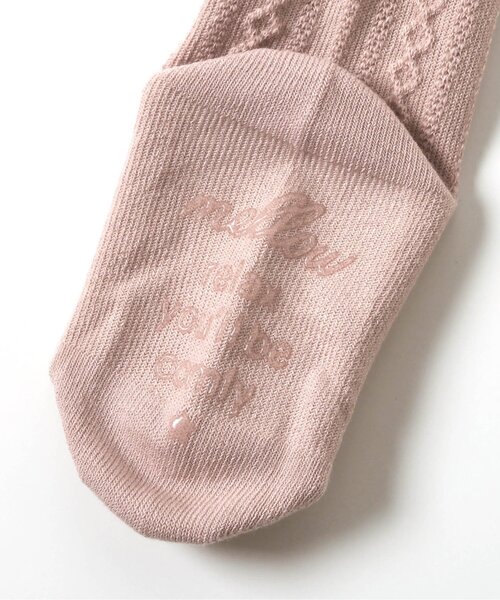 apres les cours（アプレレクール）の「アニマルおしりモチーフレギンス&ソックスセット（その他ベビーウェア・キッズ・ピンク/アイボリー・80）」の3枚目の写真