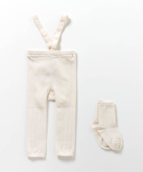 apres les cours（アプレレクール）の「アニマルおしりモチーフレギンス&ソックスセット（その他ベビーウェア・キッズ・ピンク/アイボリー・80）」の6枚目の写真