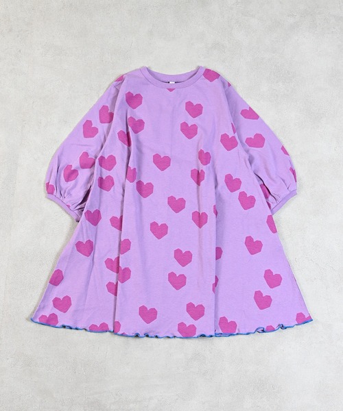 MARKEY'S（マーキーズ）の「ソウガラランタンスリーブワンピース（ワンピース・キッズ・チャコール/パープル系その他/ライトグリーン・90/100/110/120/130）」の22枚目の写真