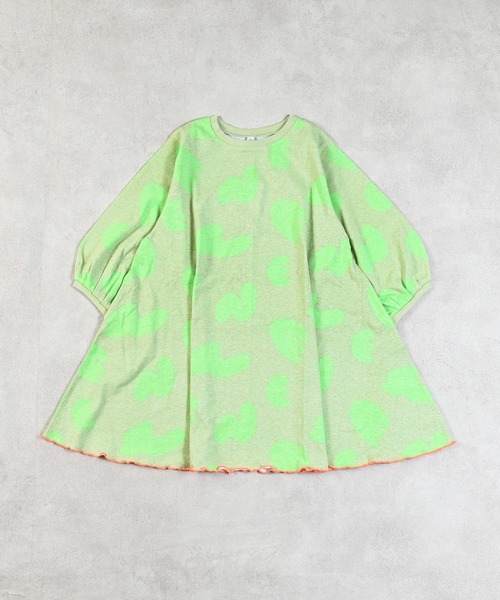 MARKEY'S（マーキーズ）の「ソウガラランタンスリーブワンピース（ワンピース・キッズ・チャコール/パープル系その他/ライトグリーン・90/100/110/120/130）」の11枚目の写真