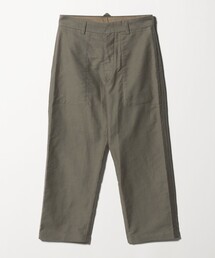 SCYE BASICS（サイベーシックス）の「＜SCYE BASICS＞Moleskin Cropped Wide Leg Trousers/モールスキン ワイパンツ（チノパンツ）」
