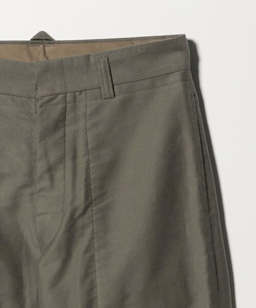 SCYE BASICS(サイベーシックス)の「<SCYE BASICS>Moleskin Cropped Wide Leg Trousers/モールスキン ワイパンツ(チノパンツ・メンズ・グレー系・40/38)」の10枚目の写真