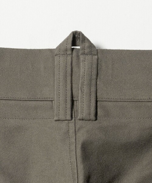 SCYE BASICS(サイベーシックス)の「<SCYE BASICS>Moleskin Cropped Wide Leg Trousers/モールスキン ワイパンツ(チノパンツ・メンズ・グレー系・40/38)」の6枚目の写真