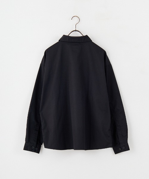 ダントン DANTON コットン ツイル ジャケット シャツ 40 L 黒 ◇[DT-A0642CNT]DANTON(ダントン) SHIRT JACKET シャツ