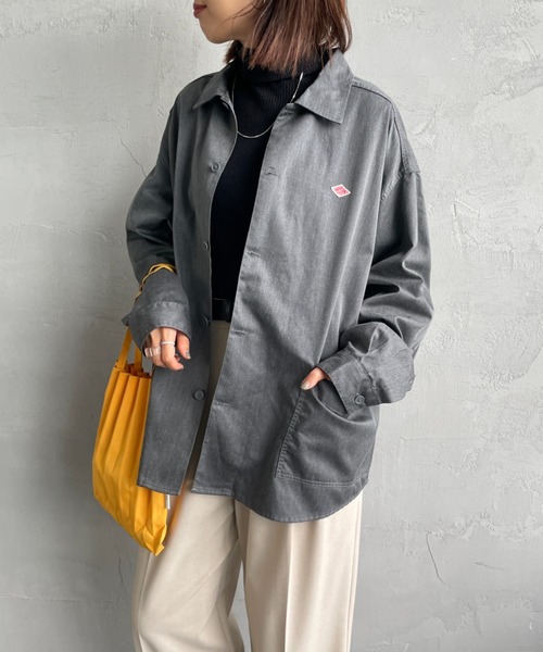 DANTON/ダントン] ワンポイントロゴ シャツジャケット（シャツ