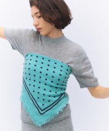 elegancese(エレガンセーゼ)の【elegancese】Cashmere dots scarf(バンダナ/スカーフ)