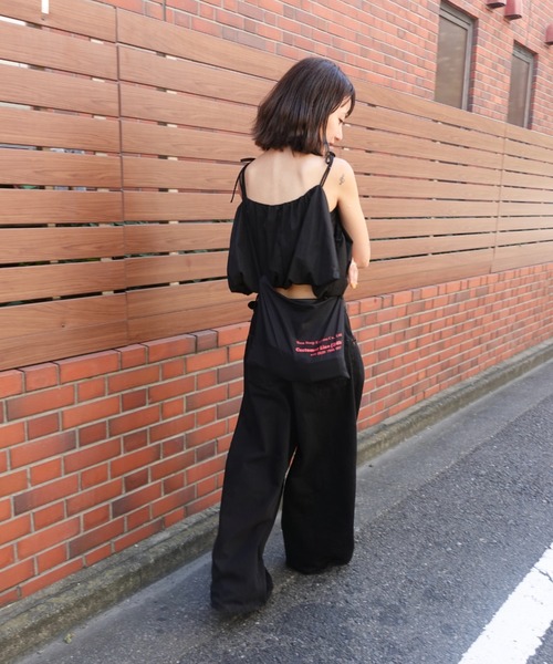 TEEN BOOP（ティーンブープ）の「リボンストラップバルーンキャミ（シャツ/ブラウス・レディース・チェック/ブラック/オフホワイト・FREE）」の18枚目の写真