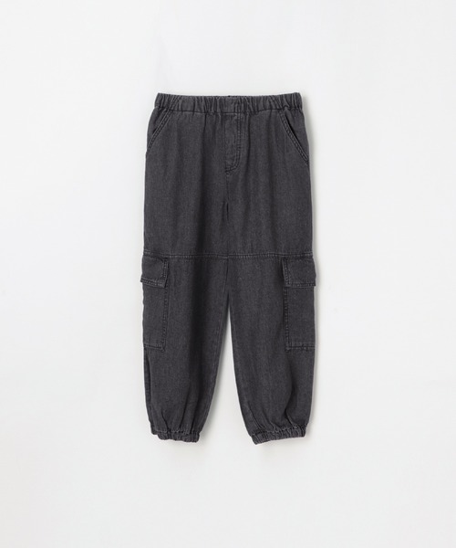 coca(coca)(コカ)の「キッズ ライトデニムカーゴパンツ(デニムパンツ・キッズ・ブラック/ライトブルー・120/130/140/150)」の8枚目の写真