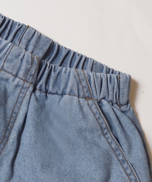 coca(coca)(コカ)の「キッズ ライトデニムカーゴパンツ(デニムパンツ・キッズ・ブラック/ライトブルー・120/130/140/150)」の7枚目の写真