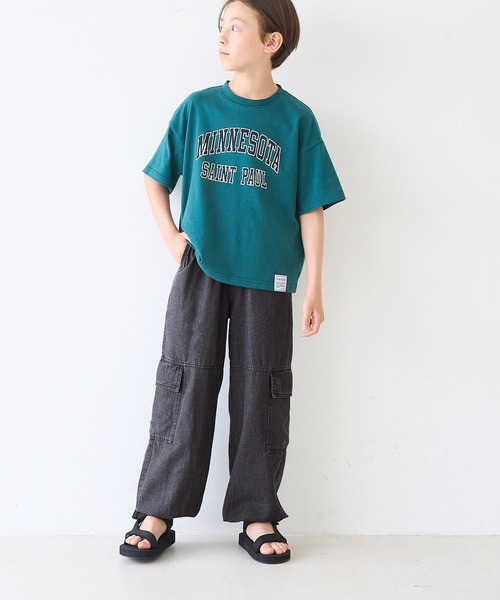 coca(coca)(コカ)の「キッズ ライトデニムカーゴパンツ(デニムパンツ・キッズ・ブラック/ライトブルー・120/130/140/150)」の9枚目の写真