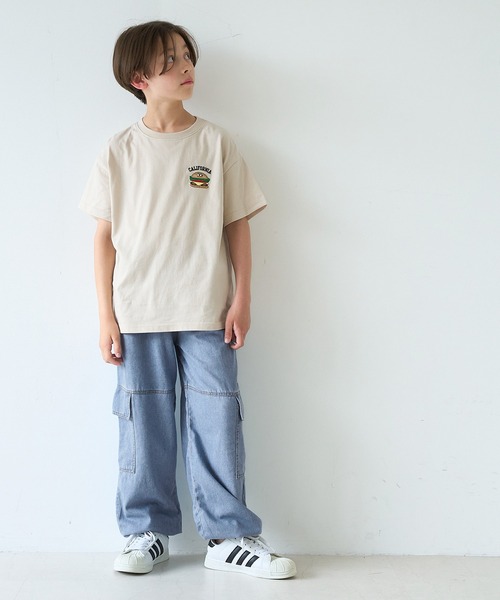 coca(coca)(コカ)の「キッズ ライトデニムカーゴパンツ(デニムパンツ・キッズ・ブラック/ライトブルー・120/130/140/150)」の19枚目の写真