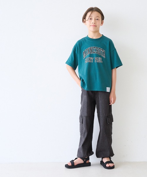 coca(coca)(コカ)の「キッズ ライトデニムカーゴパンツ(デニムパンツ・キッズ・ブラック/ライトブルー・120/130/140/150)」の11枚目の写真