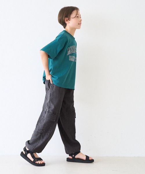 coca(coca)(コカ)の「キッズ ライトデニムカーゴパンツ(デニムパンツ・キッズ・ブラック/ライトブルー・120/130/140/150)」の12枚目の写真