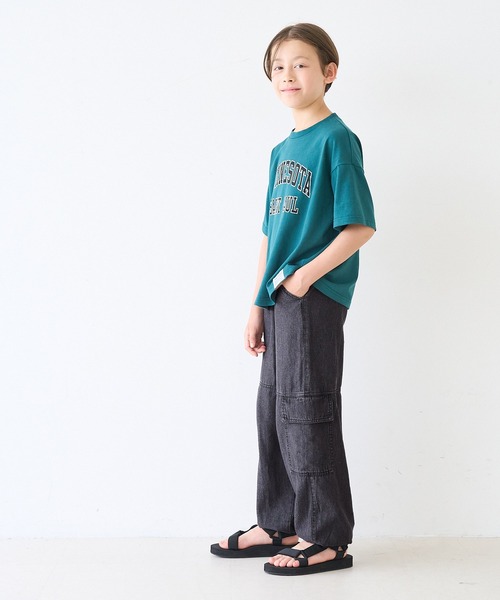 coca(coca)(コカ)の「キッズ ライトデニムカーゴパンツ(デニムパンツ・キッズ・ブラック/ライトブルー・120/130/140/150)」の15枚目の写真