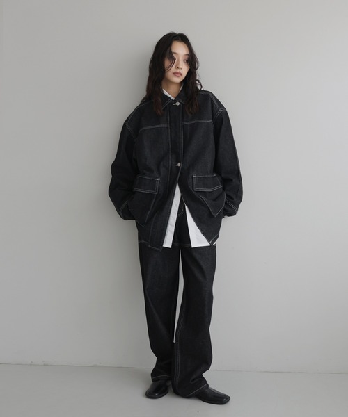 (最終価格)希少　DAIRIKU デニムカバーオール　BLACK 黒 ブラックデニム カバーオールジャケット【1113T11】 | 【公式