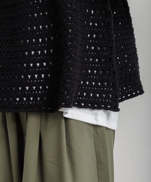 studio CLIP（スタディオクリップ）の「ニットビスチェ×Tシャツセット（Tシャツ/カットソー・レディース・ホワイト/ブラック/ライトブルー・FREE）」の5枚目の写真