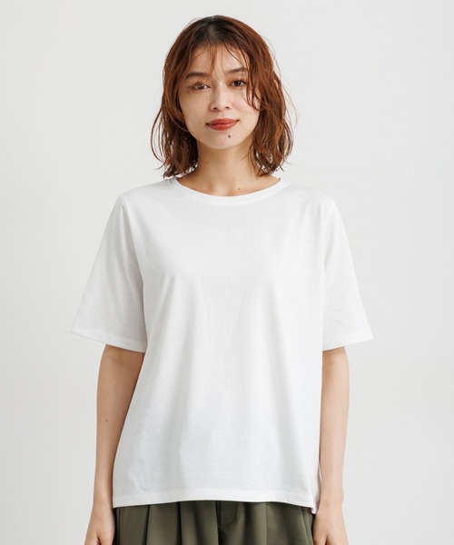 studio CLIP（スタディオクリップ）の「ニットビスチェ×Tシャツセット（Tシャツ/カットソー・レディース・ホワイト/ブラック/ライトブルー・FREE）」の7枚目の写真