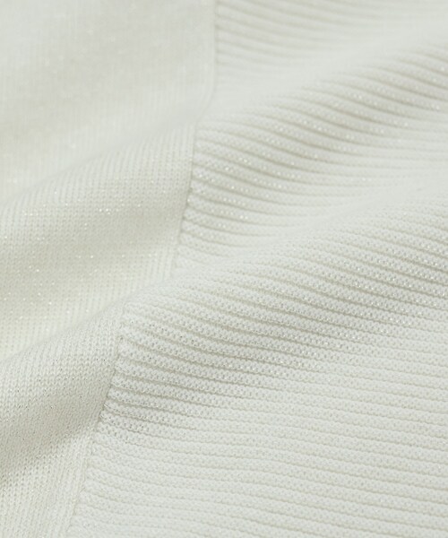 INDIVI（インディヴィ）の「【洗える／ラメ】ボートネックニット（ニット/セーター・レディース・ライトグレー系8/ボルドー/オフホワイト/ネイビー/ブルー系5・38/13/15 ）」の10枚目の写真