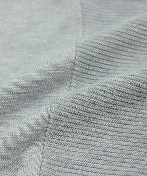 INDIVI（インディヴィ）の「【洗える／ラメ】ボートネックニット（ニット/セーター・レディース・ライトグレー系8/ボルドー/オフホワイト/ネイビー/ブルー系5・38/13/15 ）」の22枚目の写真