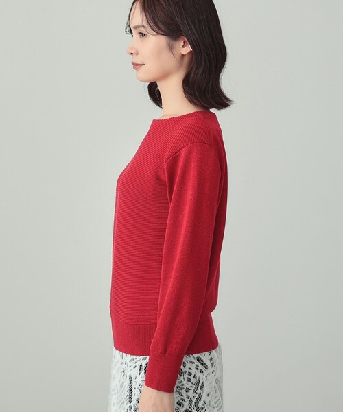 短期間値下げ　ボートネック レディ ニット .M ￥22,000（税込） Demi-Luxe BEAMS（デミルクス ビームス） ニット セーター ボート