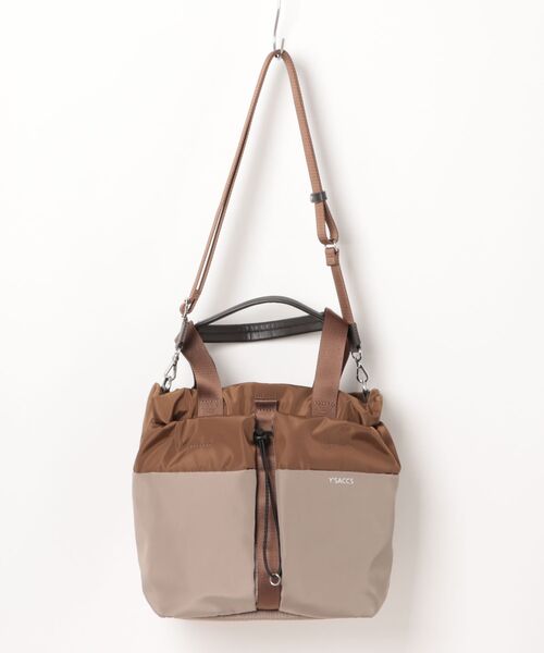 ドローストリング コンビカラー2WAYトート（トートバッグ）｜Y'SACCS