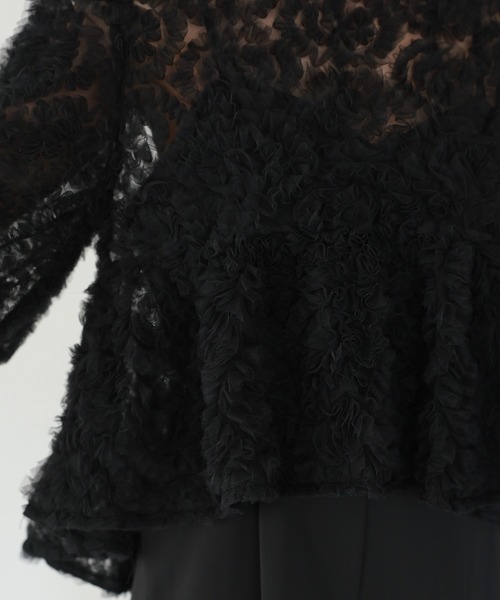 haremode（ハレモード）の「ペタルテクスチャーオールインワンドレス（ドレス・レディース・ベージュ/ピンク/ブラック・S/M）」の15枚目の写真