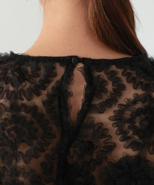 haremode（ハレモード）の「ペタルテクスチャーオールインワンドレス（ドレス・レディース・ベージュ/ピンク/ブラック・S/M）」の17枚目の写真