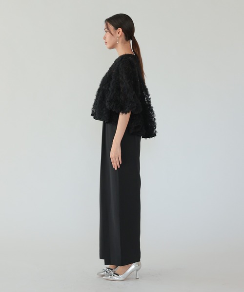 haremode（ハレモード）の「ペタルテクスチャーオールインワンドレス（ドレス・レディース・ベージュ/ピンク/ブラック・S/M）」の10枚目の写真