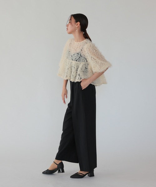 haremode（ハレモード）の「ペタルテクスチャーオールインワンドレス（ドレス・レディース・ベージュ/ピンク/ブラック・S/M）」の22枚目の写真