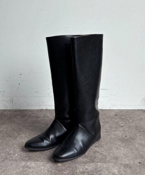 DouDou（ドゥドゥ）の「インヒールロングブーツ（ブーツ・レディース・ブラック・SMALL/MEDIUM/LARGE）」の4枚目の写真