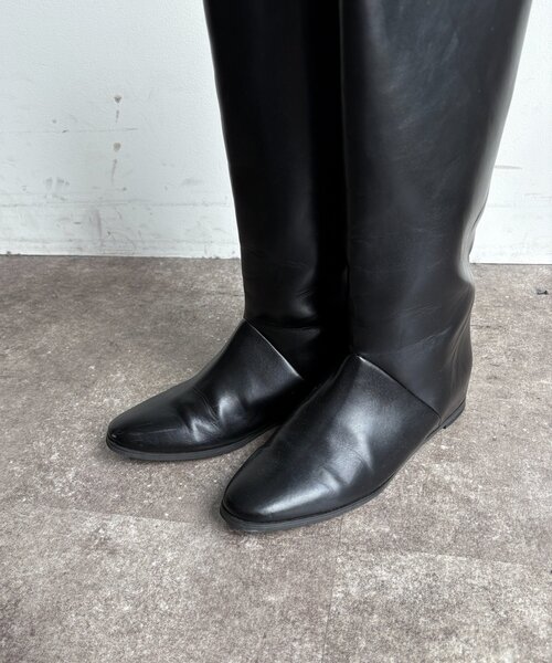 DouDou（ドゥドゥ）の「インヒールロングブーツ（ブーツ・レディース・ブラック・SMALL/MEDIUM/LARGE）」の5枚目の写真