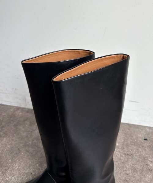 DouDou（ドゥドゥ）の「インヒールロングブーツ（ブーツ・レディース・ブラック・SMALL/MEDIUM/LARGE）」の6枚目の写真