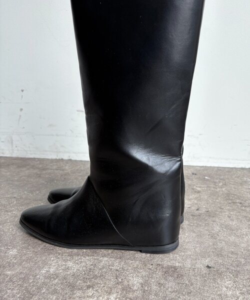 DouDou（ドゥドゥ）の「インヒールロングブーツ（ブーツ・レディース・ブラック・SMALL/MEDIUM/LARGE）」の8枚目の写真