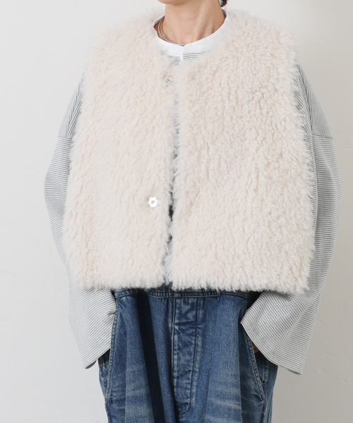 カーリーショートベスト（その他アウター）｜JOURNAL STANDARD LUXE